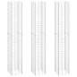 vidaXL Arriates de gaviones 3 unidades hierro 30x30x200 cm vidaXL Arriates de gaviones 3 unidades hierro 30x30x200 cm