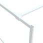 vidaXL Mampara de ducha vidrio ESG transparente blanco 80x195 cm vidaXL Mampara de ducha vidrio ESG transparente blanco 80x195 cm