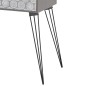 vidaXL Mesita de noche rectangular con 1 cajón gris vidaXL Mesita de noche rectangular con 1 cajón gris