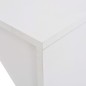 vidaXL Mesa de bar con estantería blanca 115x59x200 cm vidaXL Mesa de bar con estantería blanca 115x59x200 cm