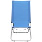 vidaXL Sillas de playa plegables 2 unidades tela azul vidaXL Sillas de playa plegables 2 unidades tela azul