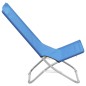 vidaXL Sillas de playa plegables 2 unidades tela azul vidaXL Sillas de playa plegables 2 unidades tela azul
