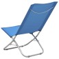 vidaXL Sillas de playa plegables 2 unidades tela azul vidaXL Sillas de playa plegables 2 unidades tela azul