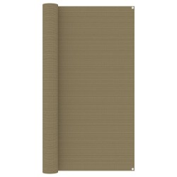 vidaXL Alfombra para tienda de campaña gris taupe 200x200 cm