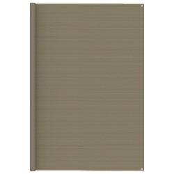 vidaXL Alfombra para tienda de campaña gris taupe 250x300 cm