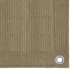 vidaXL Alfombra para tienda de campaña gris taupe 250x300 cm