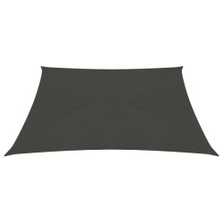 vidaXL Toldo de vela gris antracita HDPE 160 g/m² 7x7 m