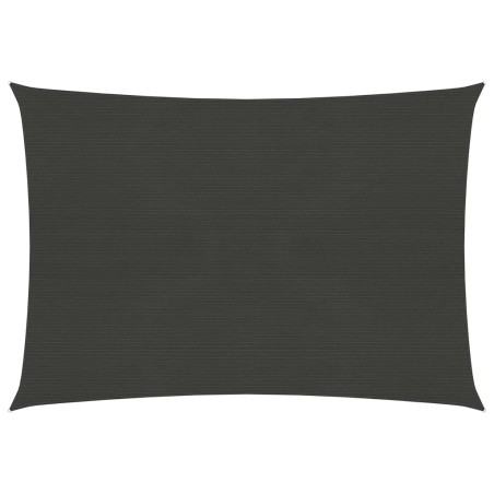vidaXL Toldo de vela gris antracita HDPE 160 g/m² 3,5x4,5 m