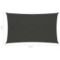 vidaXL Toldo de vela gris antracita HDPE 160 g/m² 5x8 m vidaXL Toldo de vela gris antracita HDPE 160 g/m² 5x8 m
