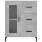vidaXL Aparador alto madera contrachapada gris hormigón 69,5x34x180 cm vidaXL Aparador alto madera contrachapada gris hormigón 69,5x34x180 cm