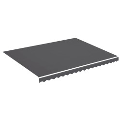 vidaXL Tela de repuesto para toldo gris antracita 4,5x3,5 m