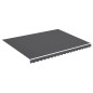 vidaXL Tela de repuesto para toldo gris antracita 4,5x3,5 m
