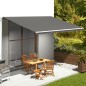 vidaXL Tela de repuesto para toldo gris antracita 5x3,5 m vidaXL Tela de repuesto para toldo gris antracita 5x3,5 m