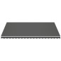 vidaXL Tela de repuesto para toldo gris antracita 5x3,5 m vidaXL Tela de repuesto para toldo gris antracita 5x3,5 m