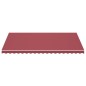 vidaXL Tela de repuesto para toldo rojo burdeos 5x3 m vidaXL Tela de repuesto para toldo rojo burdeos 5x3 m