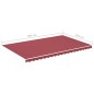 vidaXL Tela de repuesto para toldo rojo burdeos 5x3 m vidaXL Tela de repuesto para toldo rojo burdeos 5x3 m