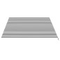 vidaXL Tela de repuesto para toldo gris antracita y blanco 4,5x3,5 m vidaXL Tela de repuesto para toldo gris antracita y blanco 4,5x3,5 m