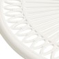 vidaXL Mesa de jardín aluminio fundido blanco 62x62x65 cm vidaXL Mesa de jardín aluminio fundido blanco 62x62x65 cm