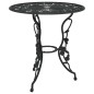 vidaXL Mesa y sillas de bistró 3 piezas aluminio fundido negro vidaXL Mesa y sillas de bistró 3 piezas aluminio fundido negro