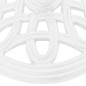 vidaXL Base de sombrilla de hierro fundido blanco 40x40x32 cm vidaXL Base de sombrilla de hierro fundido blanco 40x40x32 cm