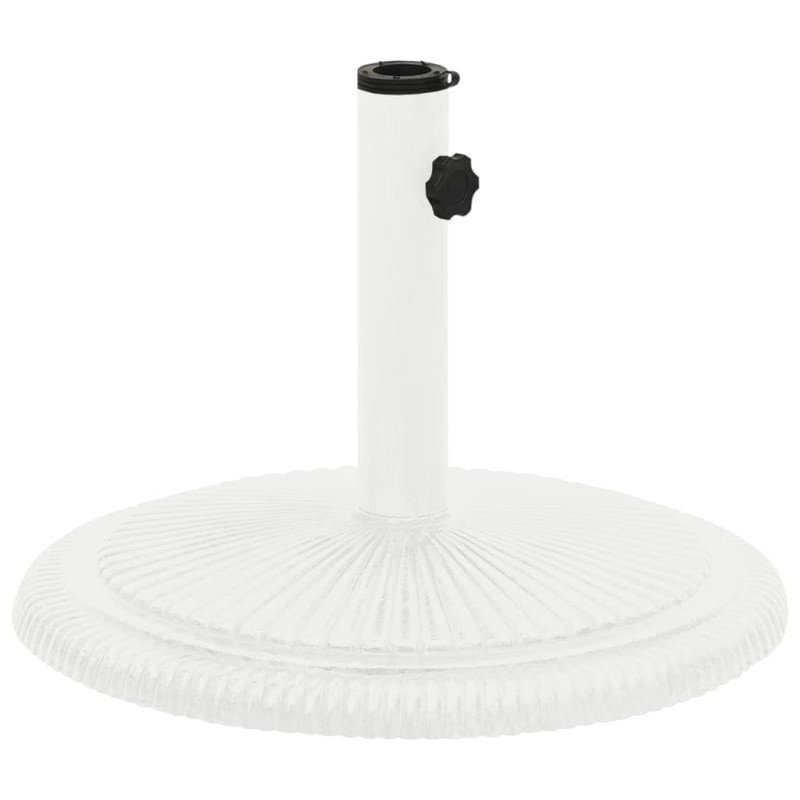 vidaXL Base de sombrilla de hierro fundido blanco 45x45x30 cm vidaXL Base de sombrilla de hierro fundido blanco 45x45x30 cm