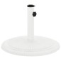 vidaXL Base de sombrilla de hierro fundido blanco 45x45x30 cm vidaXL Base de sombrilla de hierro fundido blanco 45x45x30 cm