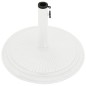 vidaXL Base de sombrilla de hierro fundido blanco 45x45x30 cm vidaXL Base de sombrilla de hierro fundido blanco 45x45x30 cm