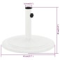 vidaXL Base de sombrilla de hierro fundido blanco 45x45x30 cm vidaXL Base de sombrilla de hierro fundido blanco 45x45x30 cm