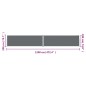 vidaXL Toldo lateral retráctil antracita 200x1200 cm vidaXL Toldo lateral retráctil antracita 200x1200 cm