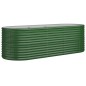 vidaXL Jardinera arriate acero recubrimiento polvo verde 224x80x68 cm vidaXL Jardinera arriate acero recubrimiento polvo verde 224x80x68 cm