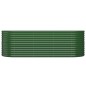 vidaXL Jardinera arriate acero recubrimiento polvo verde 224x80x68 cm vidaXL Jardinera arriate acero recubrimiento polvo verde 224x80x68 cm