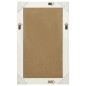 vidaXL Espejo de pared estilo barroco blanco 50x80 cm
