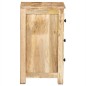 vidaXL Mesita de noche de madera maciza de mango 45x35x60 cm vidaXL Mesita de noche de madera maciza de mango 45x35x60 cm