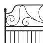vidaXL Estructura de cama de metal negra 180x200 cm vidaXL Estructura de cama de metal negra 180x200 cm