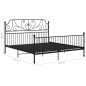 vidaXL Estructura de cama de metal negra 180x200 cm vidaXL Estructura de cama de metal negra 180x200 cm