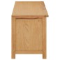 vidaXL Mueble zapatero de madera maciza de roble 114x37x45 cm vidaXL Mueble zapatero de madera maciza de roble 114x37x45 cm