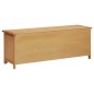 vidaXL Mueble zapatero de madera maciza de roble 114x37x45 cm vidaXL Mueble zapatero de madera maciza de roble 114x37x45 cm