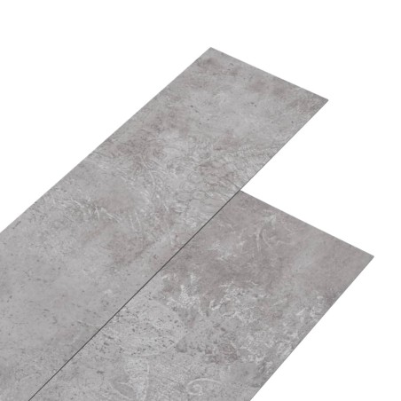 vidaXL Lamas para suelo de PVC autoadhesivas 5,21 m² 2mm gris tierra