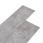 vidaXL Lamas para suelo de PVC autoadhesivas 5,21 m² 2mm gris tierra