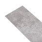 vidaXL Lamas para suelo de PVC autoadhesivas 5,21 m² 2mm gris tierra