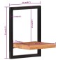 vidaXL Estantes de pared 2 unidades madera maciza acacia 25x25x35 cm vidaXL Estantes de pared 2 unidades madera maciza acacia 25x25x35 cm