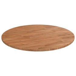 vidaXL Tablero de mesa redonda madera de roble marrón claro Ø90x1,5 cm