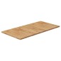 vidaXL Encimera de baño marrón claro madera maciza tratada 80x40x1,5cm vidaXL Encimera de baño marrón claro madera maciza tratada 80x40x1,5cm