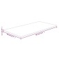 vidaXL Encimera de baño marrón claro madera maciza tratada 80x40x1,5cm vidaXL Encimera de baño marrón claro madera maciza tratada 80x40x1,5cm