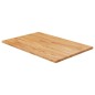 vidaXL Encimera baño madera maciza tratada marrón claro 60x40x1,5 cm vidaXL Encimera baño madera maciza tratada marrón claro 60x40x1,5 cm