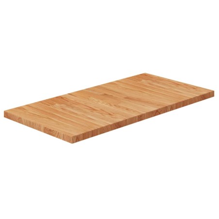 vidaXL Encimera de madera maciza tratada marrón claro 80x40x2,5cm