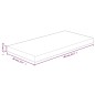 vidaXL Encimera de madera maciza tratada marrón claro 80x40x2,5cm vidaXL Encimera de madera maciza tratada marrón claro 80x40x2,5cm