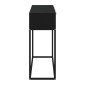 vidaXL Mesa consola hierro y madera contrachapada negro 105x30x75 cm vidaXL Mesa consola hierro y madera contrachapada negro 105x30x75 cm