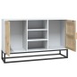 vidaXL Aparador de madera contrachapada blanco 105x30x65 cm vidaXL Aparador de madera contrachapada blanco 105x30x65 cm