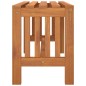 vidaXL Banco de jardín de madera maciza de eucalipto 80 cm vidaXL Banco de jardín de madera maciza de eucalipto 80 cm